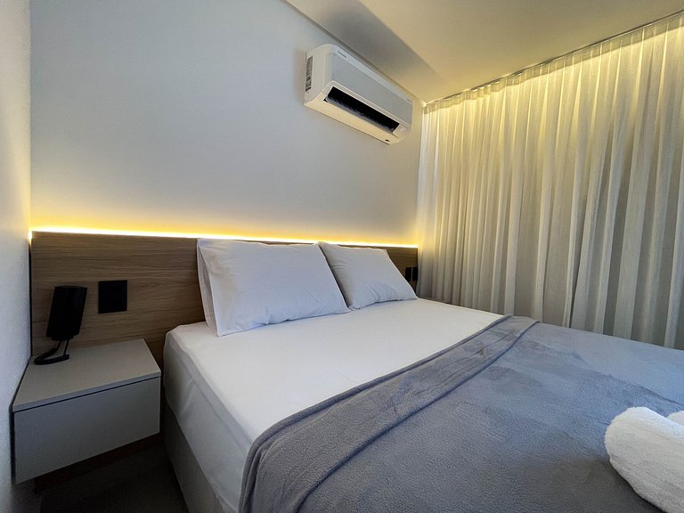 Pé na areia com design e conforto