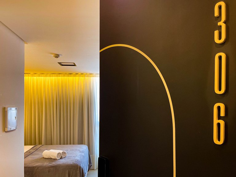 Pé na areia com design e conforto