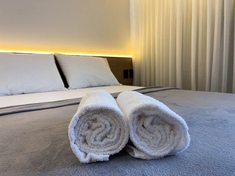 Pé na areia com design e conforto