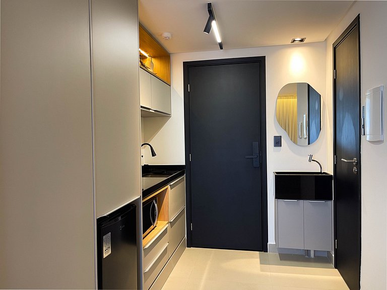 Pé na areia com design e conforto