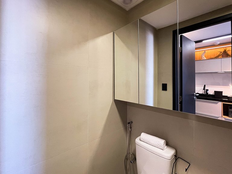 Pé na areia com design e conforto