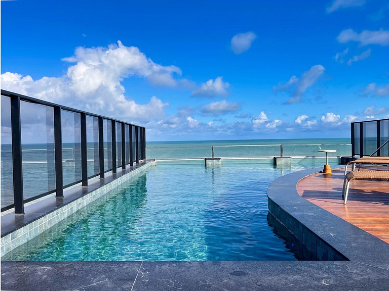 Pé na areia com design e conforto