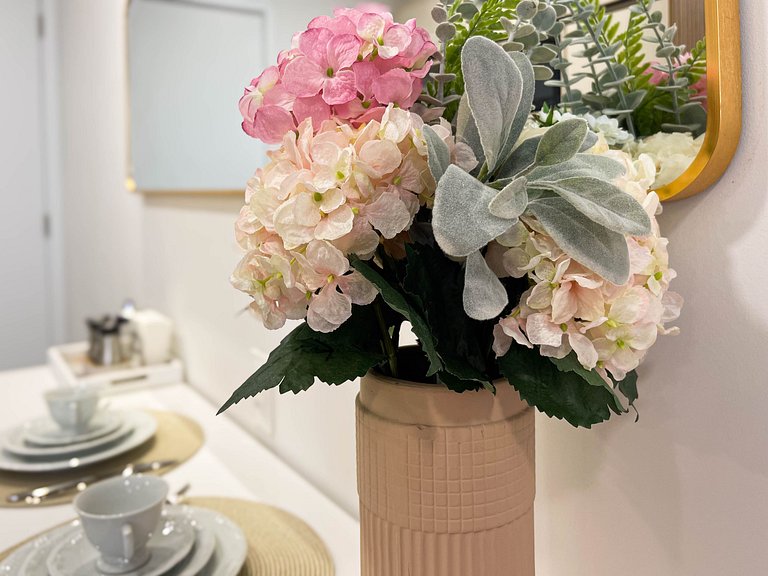 Studio moderno com conforto para até 4 pessoas