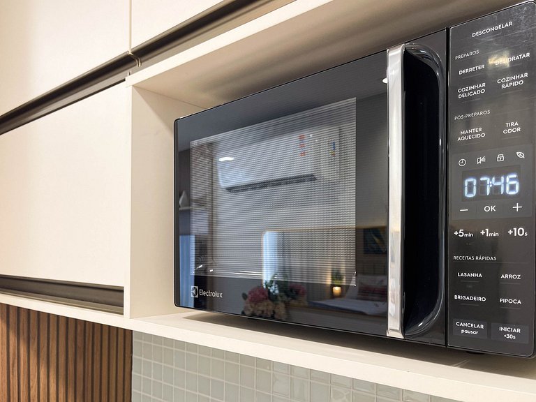 Studio moderno com conforto para até 4 pessoas