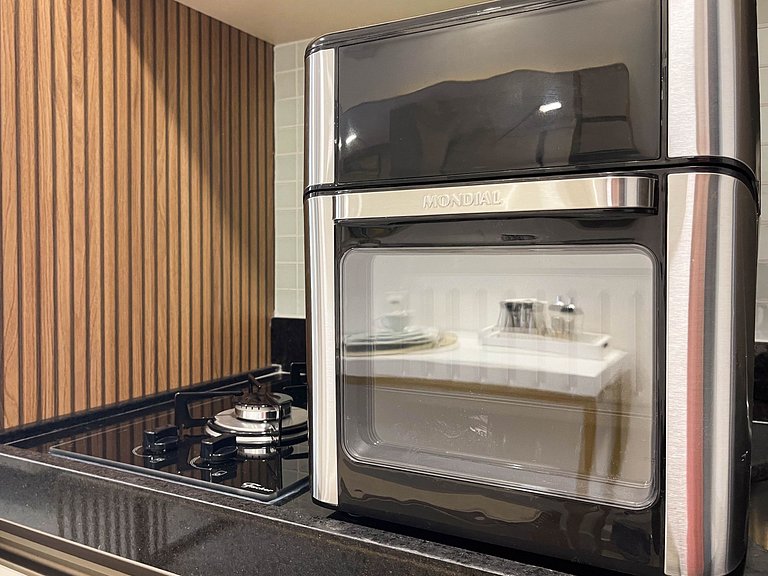 Studio moderno com conforto para até 4 pessoas