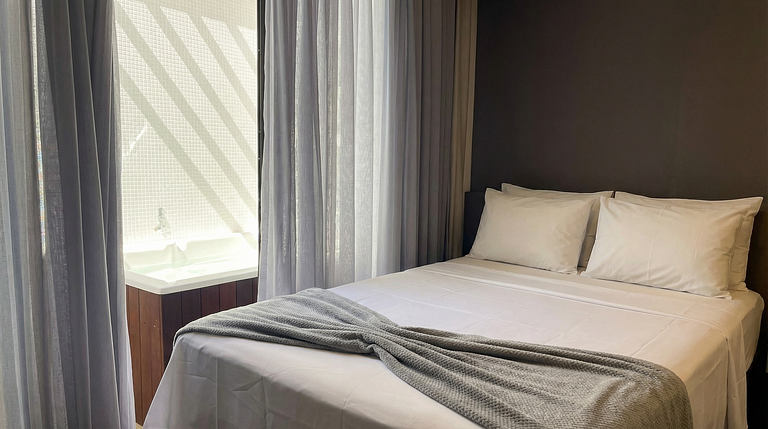 Jacuzzi Privativa à Beira-Mar p/ 4 pessoas