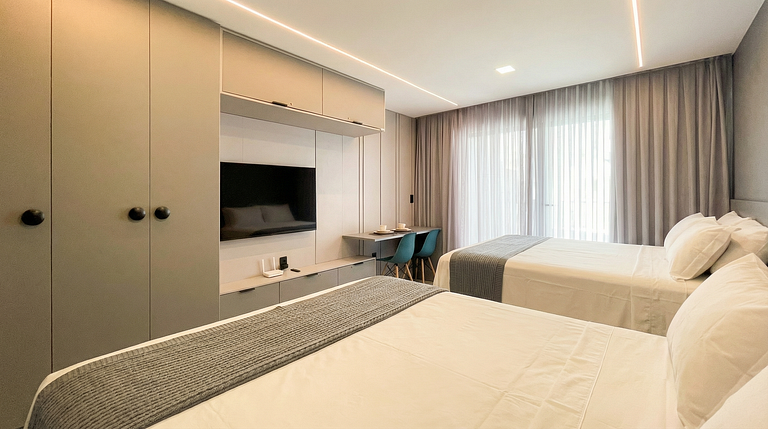 Jacuzzi Privativa à Beira-Mar p/ 4 pessoas