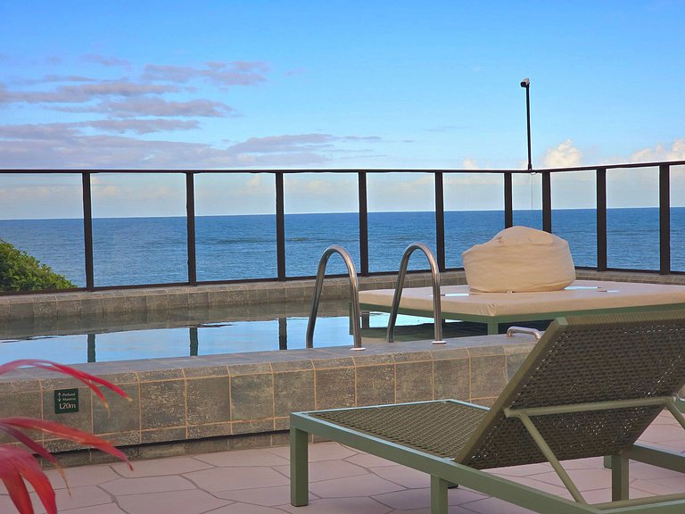 Jacuzzi Privativa à Beira-Mar p/ 4 pessoas