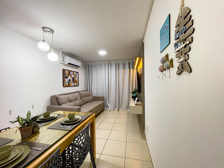 2 quartos com varanda em Manaíra