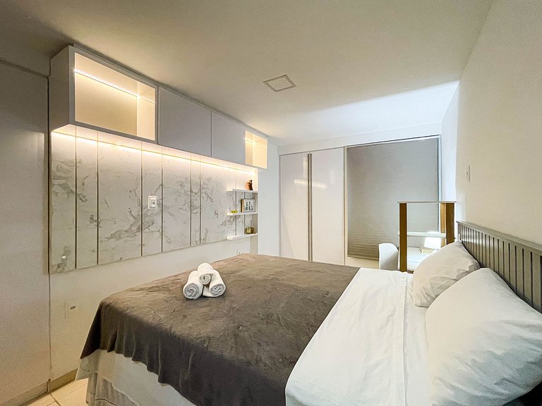 2 quartos com varanda em Manaíra