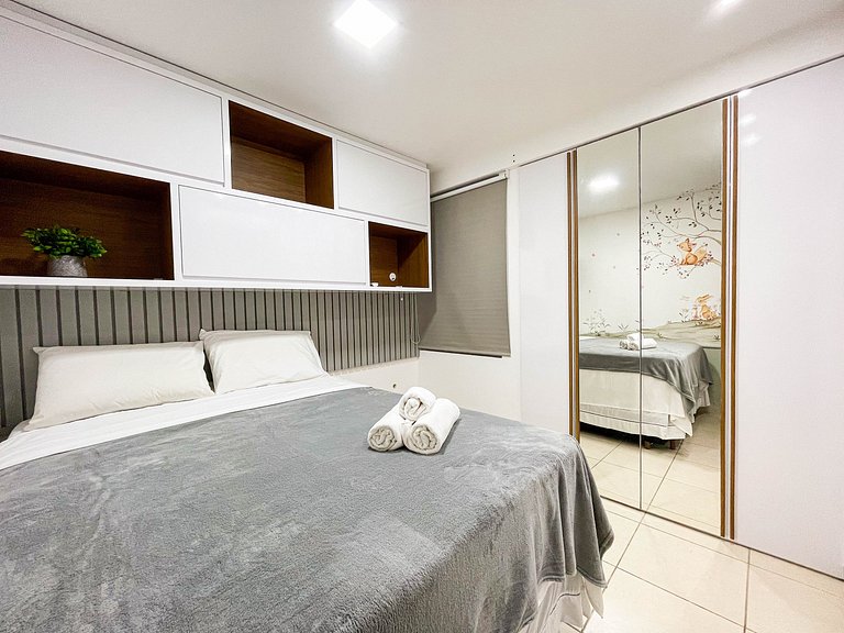 2 quartos com varanda em Manaíra