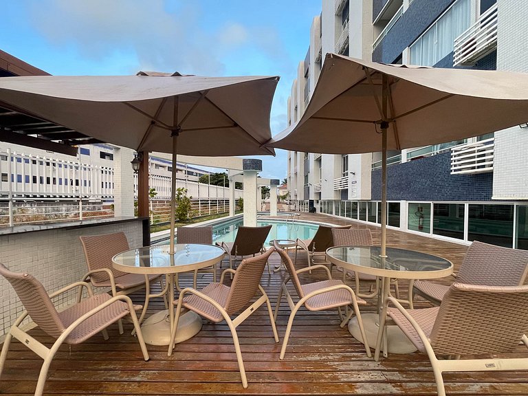 2 quartos com varanda em Manaíra