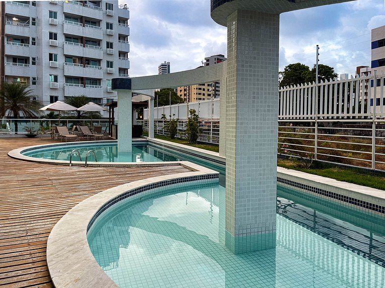 2 quartos com varanda em Manaíra