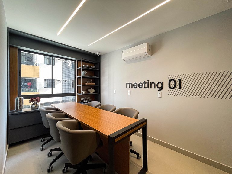 Studio elegante e completo em Manaíra