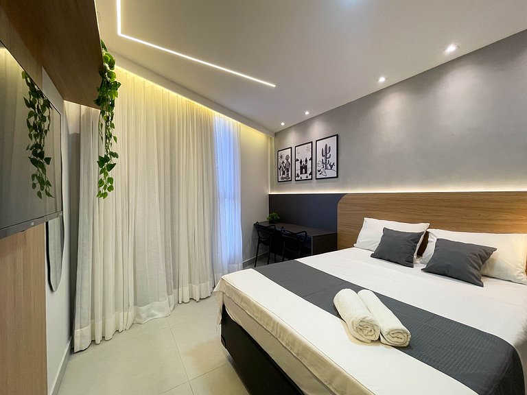 Studio elegante e completo em Manaíra