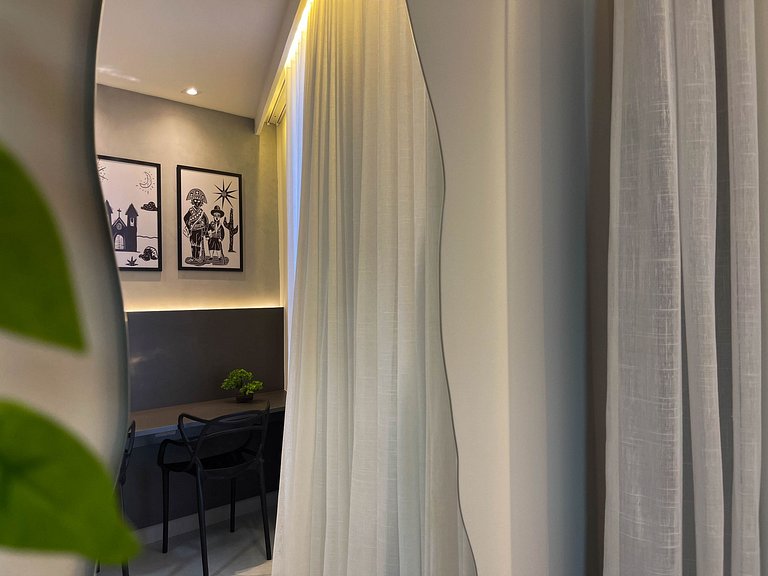 Studio elegante e completo em Manaíra