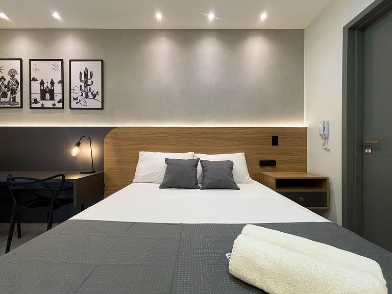 Studio elegante e completo em Manaíra