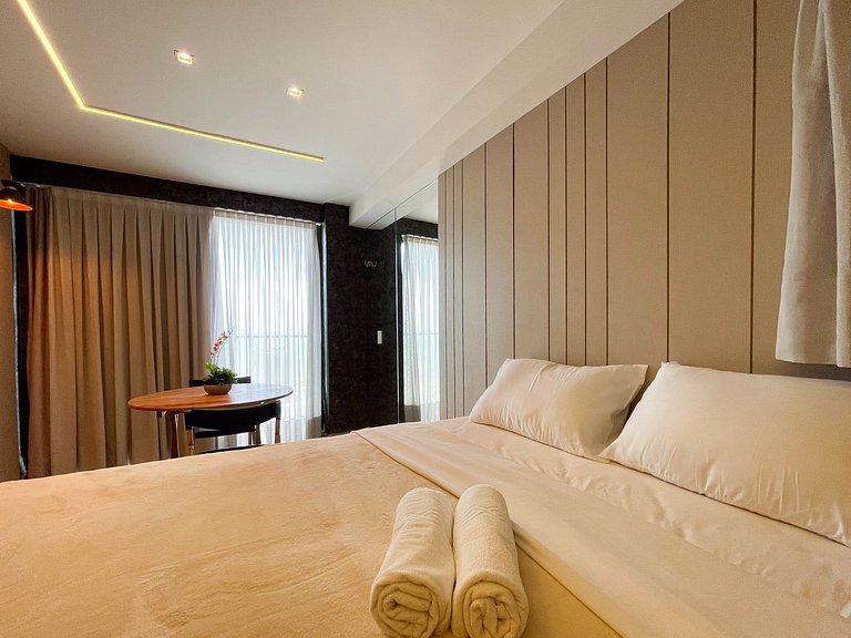 Piscina deslumbrante - vista mar - Intermares