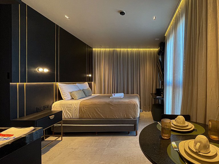 Studio de luxo perto do mar no Cabo Branco