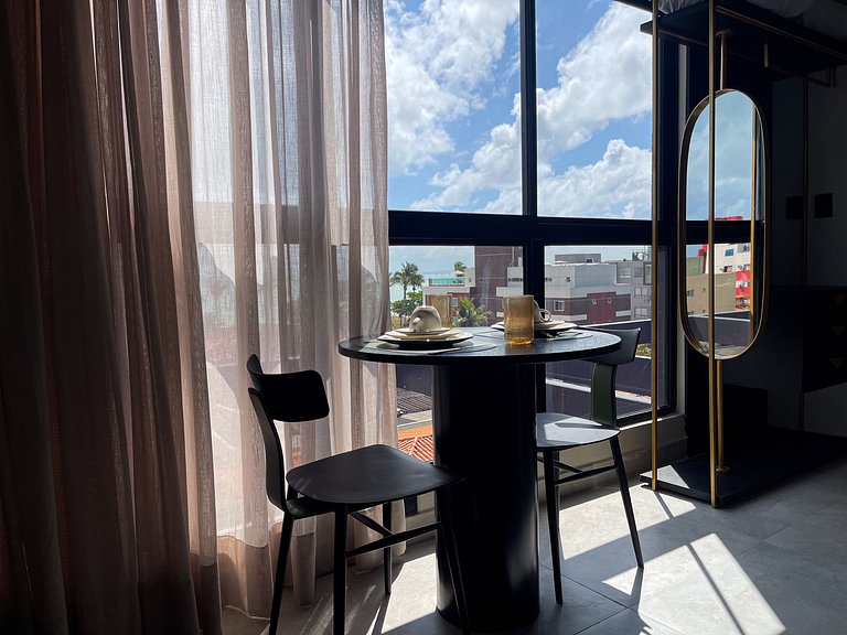 Studio de luxo perto do mar no Cabo Branco