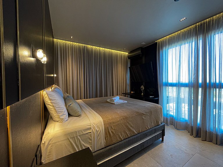 Studio de luxo perto do mar no Cabo Branco