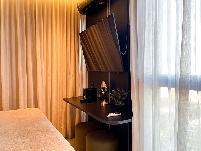 Studio de luxo perto do mar no Cabo Branco