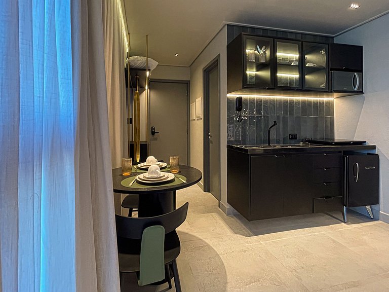 Studio de luxo vista mar em Cabo Branco c/ piscina