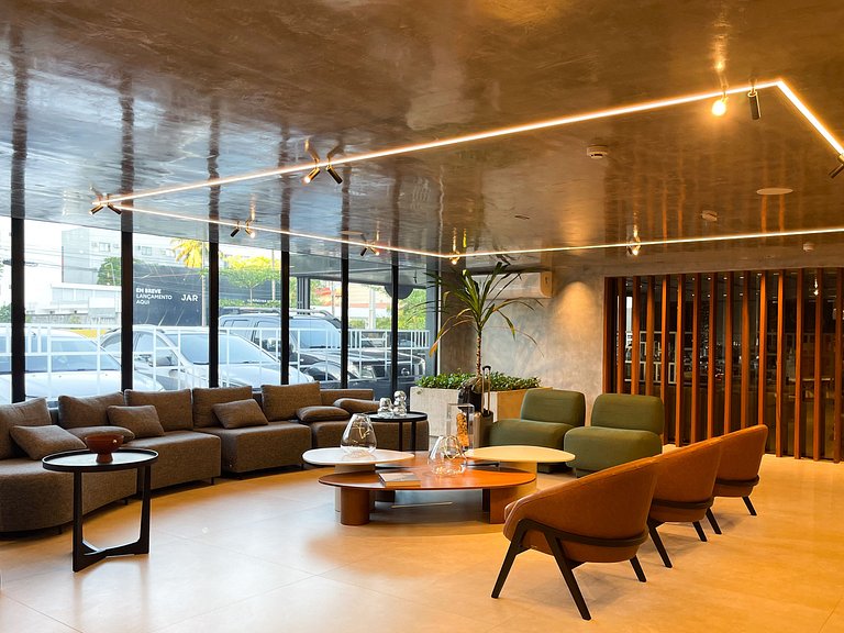 Studio de luxo perto do mar no Cabo Branco