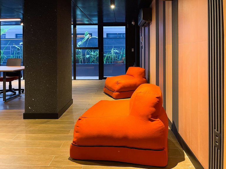 Studio de luxo perto do mar no Cabo Branco