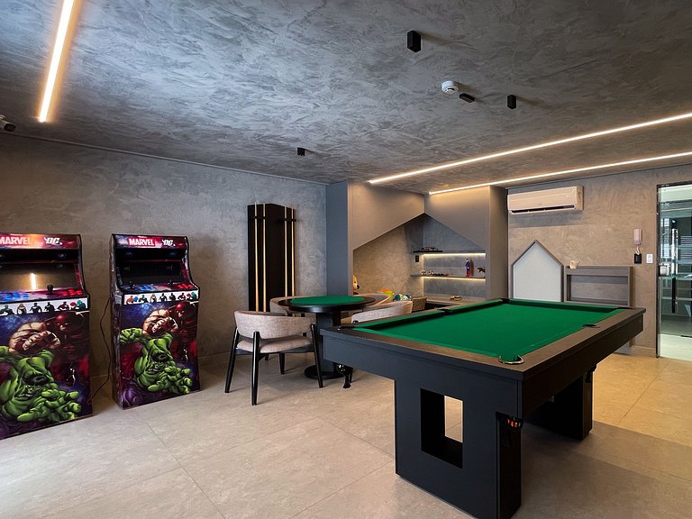 Studio de luxo vista mar em Cabo Branco c/ piscina