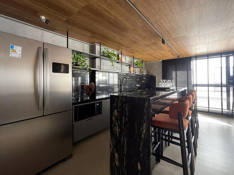 Studio de luxo perto do mar no Cabo Branco