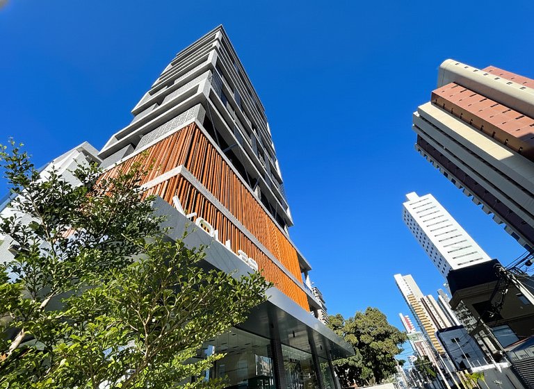 Studio moderno com lazer completo em Manaíra