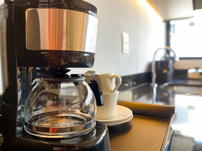 Studio moderno com lazer completo em Manaíra