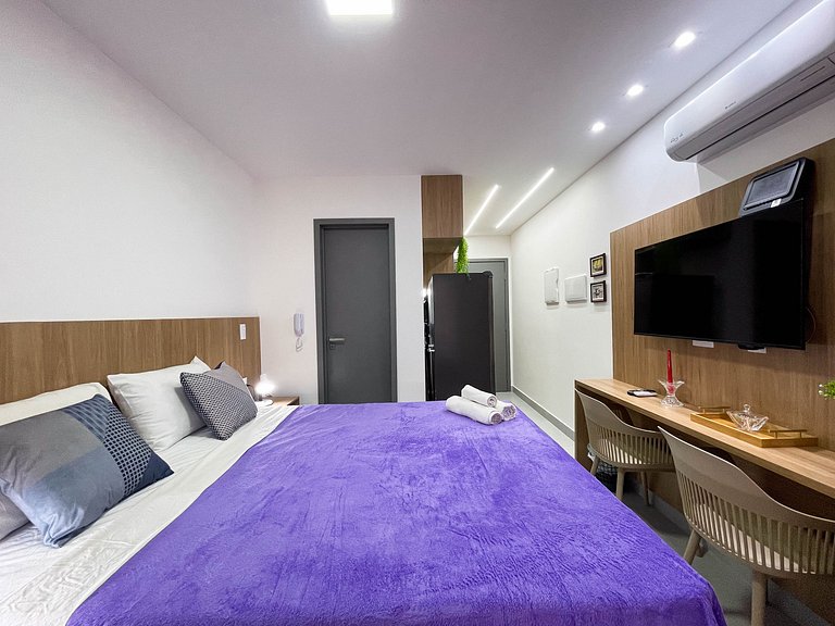 Studio funcional em Manaíra com lazer completo