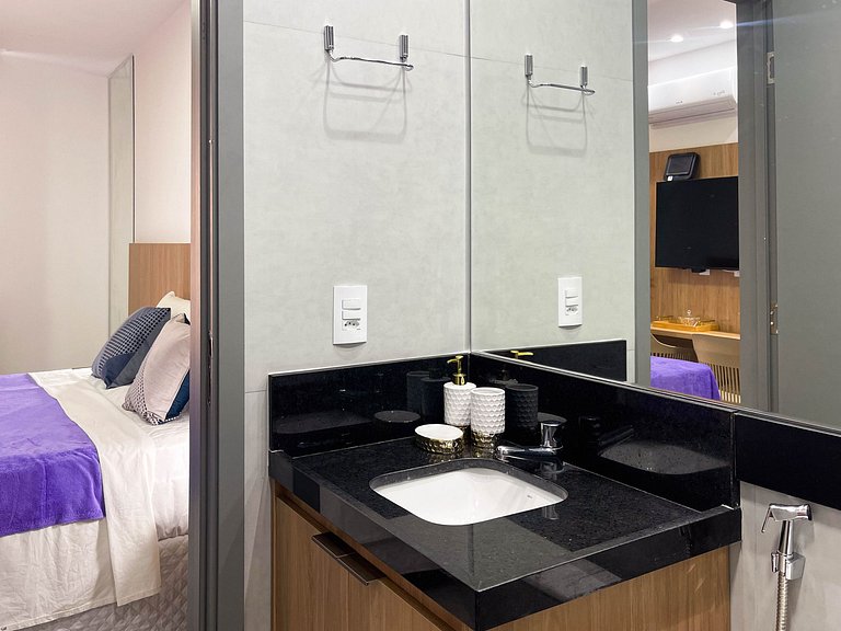 Studio funcional em Manaíra com lazer completo