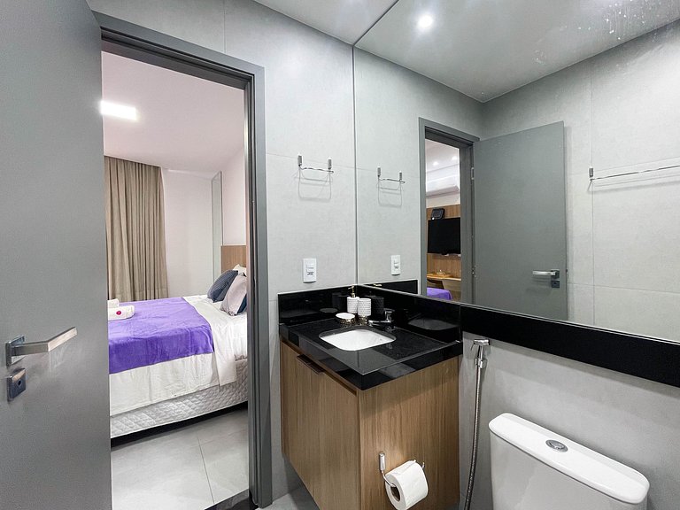 Studio funcional em Manaíra com lazer completo