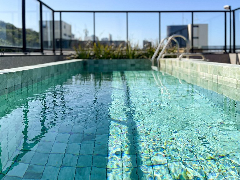 Pertinho do mar entre verde e silêncio c/ terraço