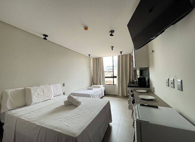 Conforto prático a poucos passos do mar