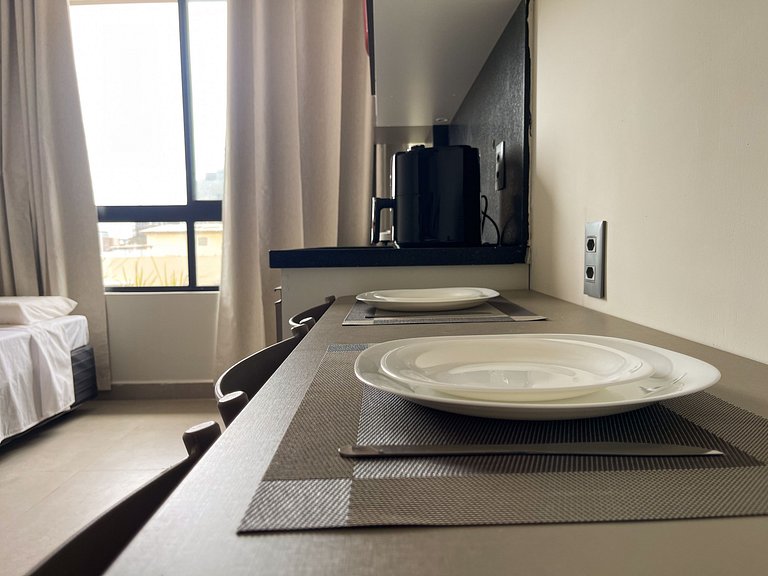 Conforto prático a poucos passos do mar