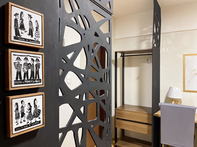 Studio moderno em frente ao Manaíra Shopping