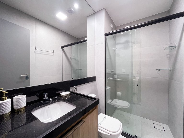 Studio moderno em Manaíra com lazer completo