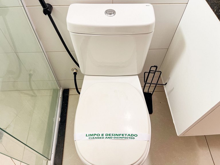 2 quartos com piscina no rooftop