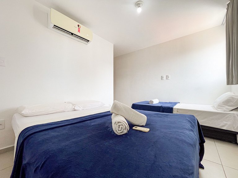 2 quartos com piscina no rooftop