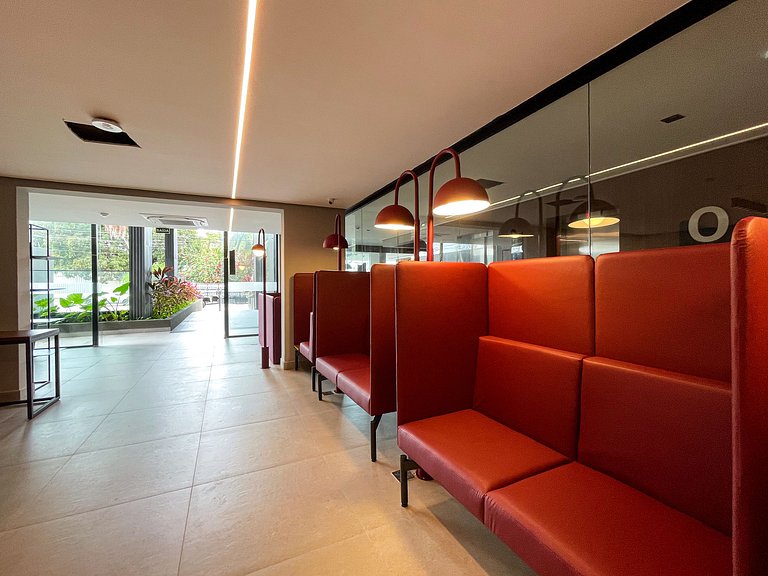 Conforto prático a poucos passos do mar