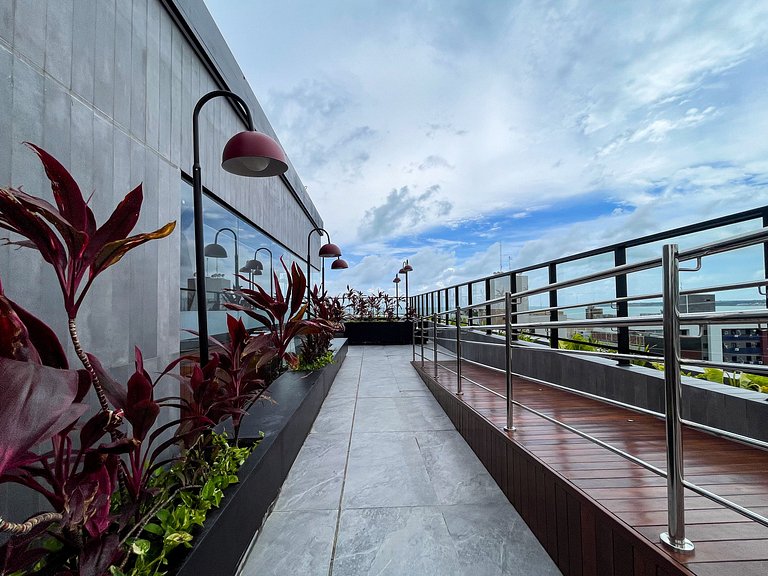 Conforto prático a poucos passos do mar