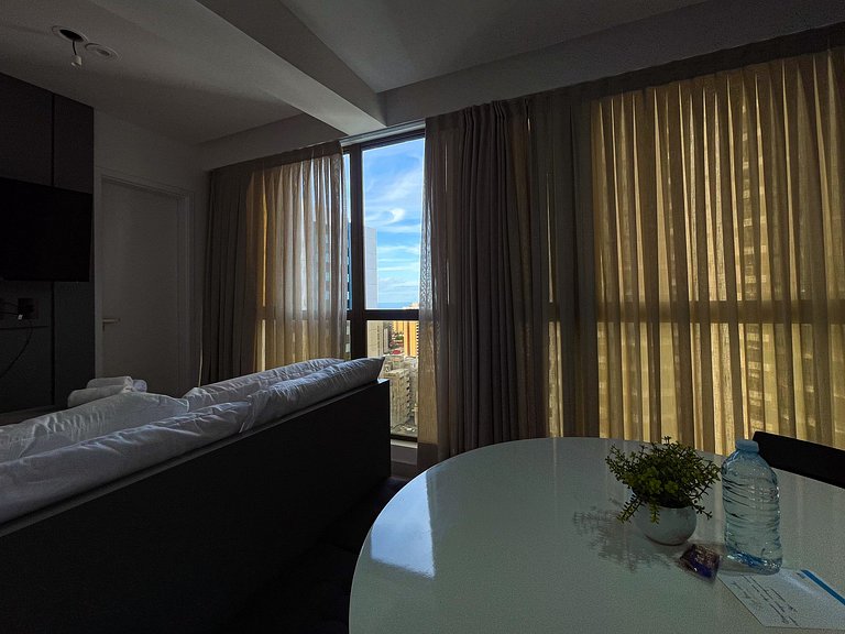 Studio Alto com Vista e Piscina · Coração de JP