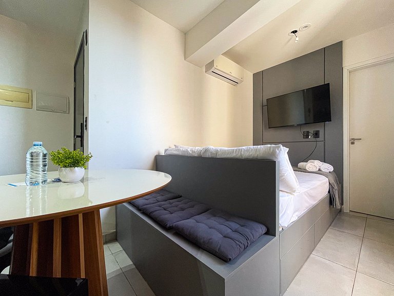 Studio Alto com Vista e Piscina · Coração de JP
