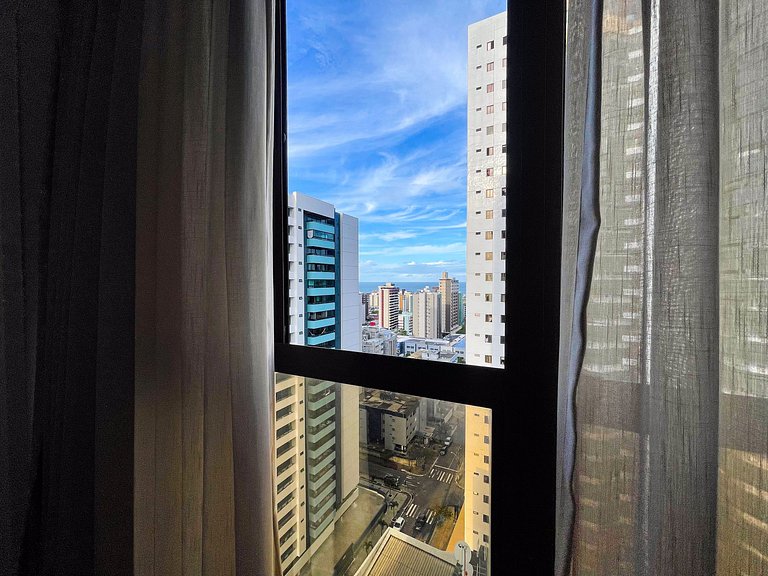 Studio Alto com Vista e Piscina · Coração de JP