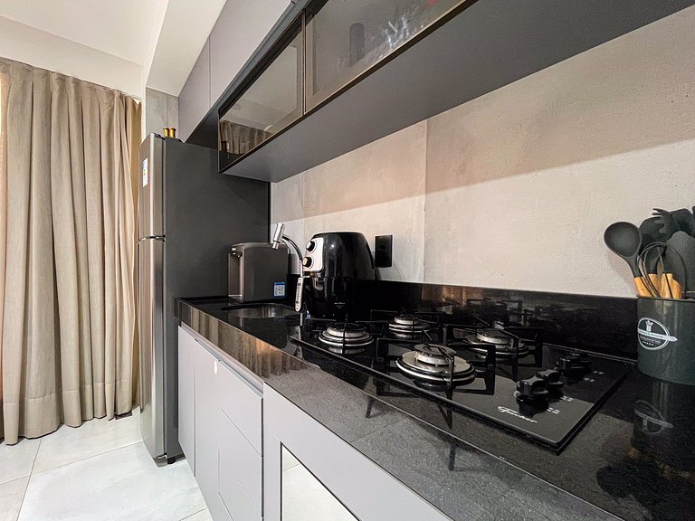 Studio Alto com Vista e Piscina · Coração de JP