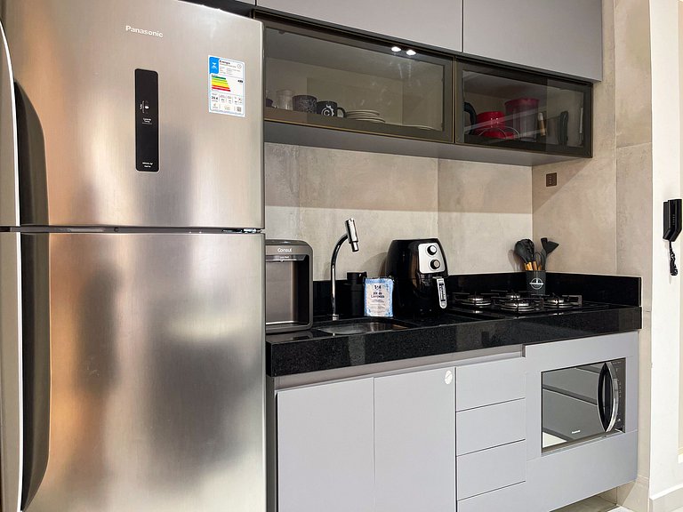 Studio Alto com Vista e Piscina · Coração de JP